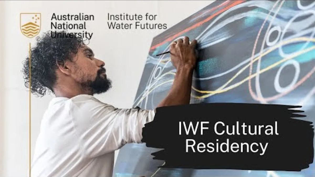 Preview image for the video "Connecting to Country through art - the Institute for Water Futures Cultural Residency".